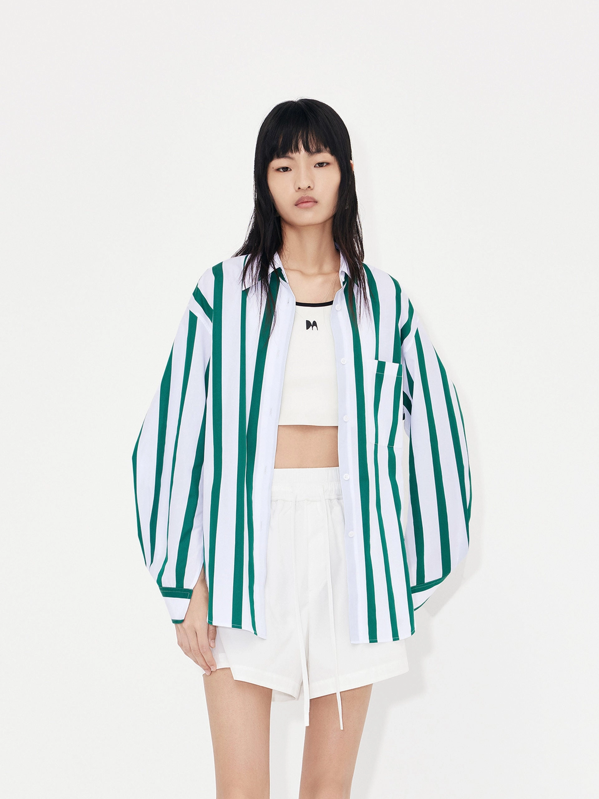 Relaxed Cotton Shirt Antistatic