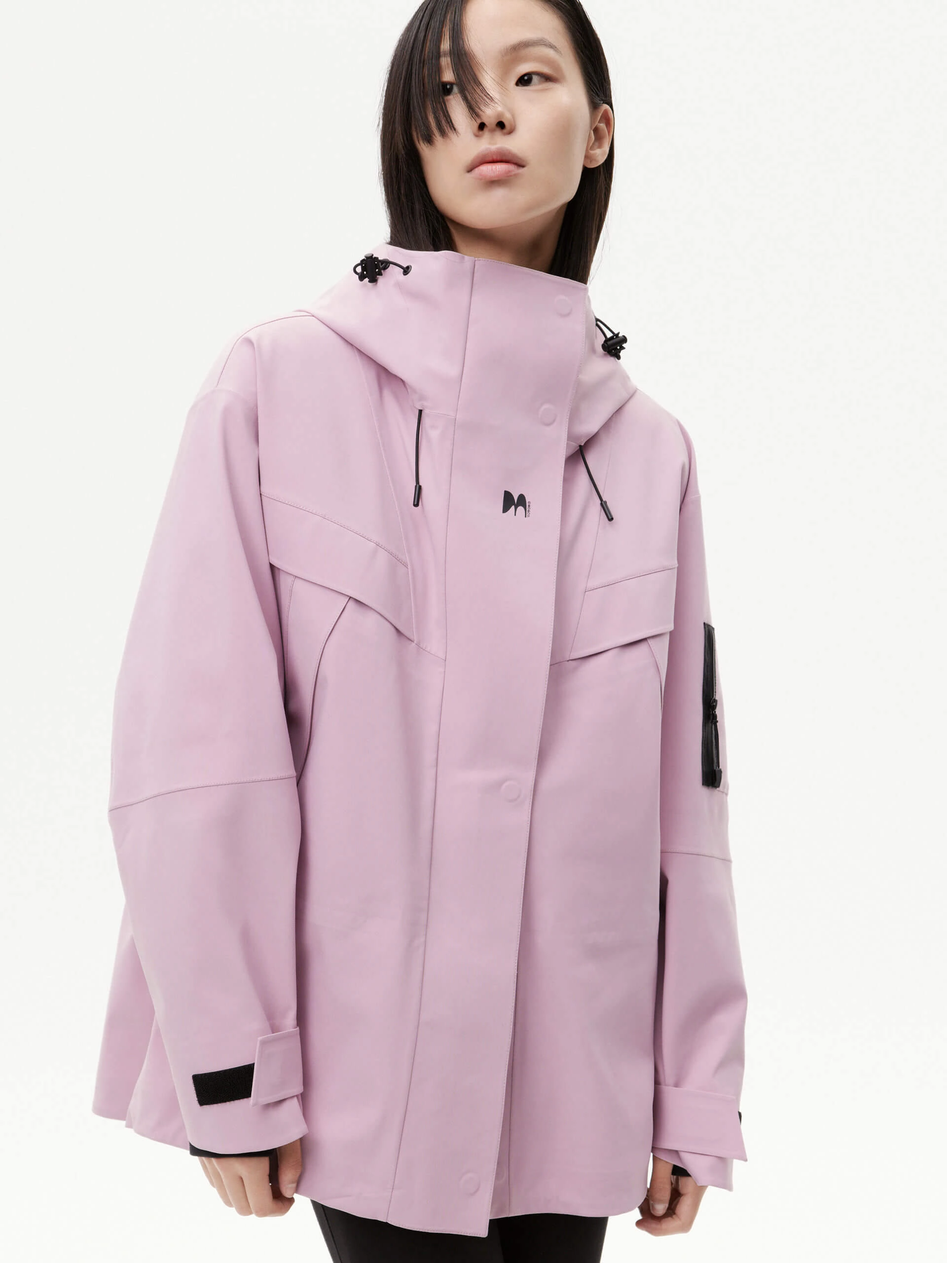Relaxed Hooded Down Jacket Tailored Cut Style Smart Casual
