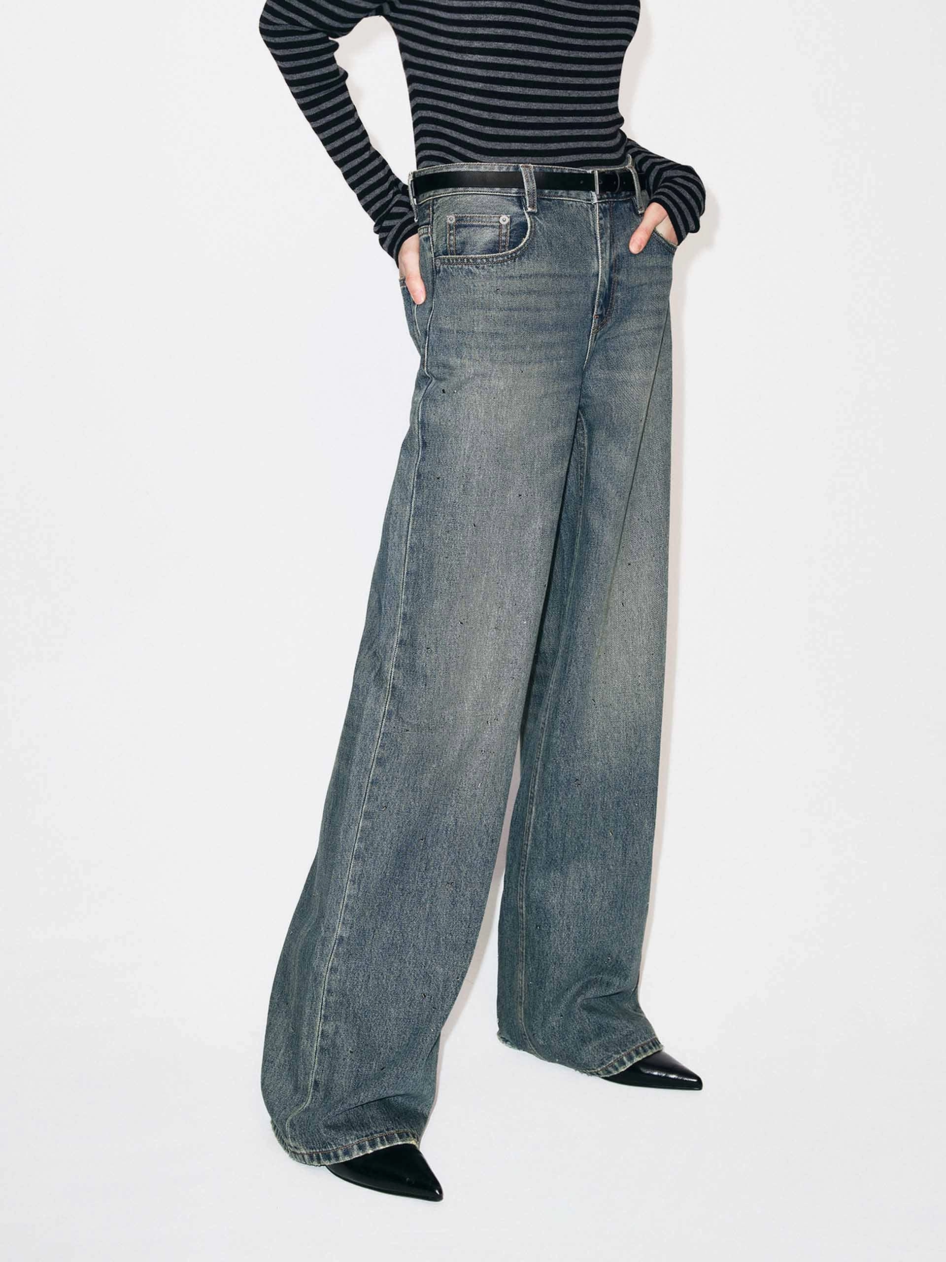 Street Appeal Hotfix Rhinestone Vintage Jeans