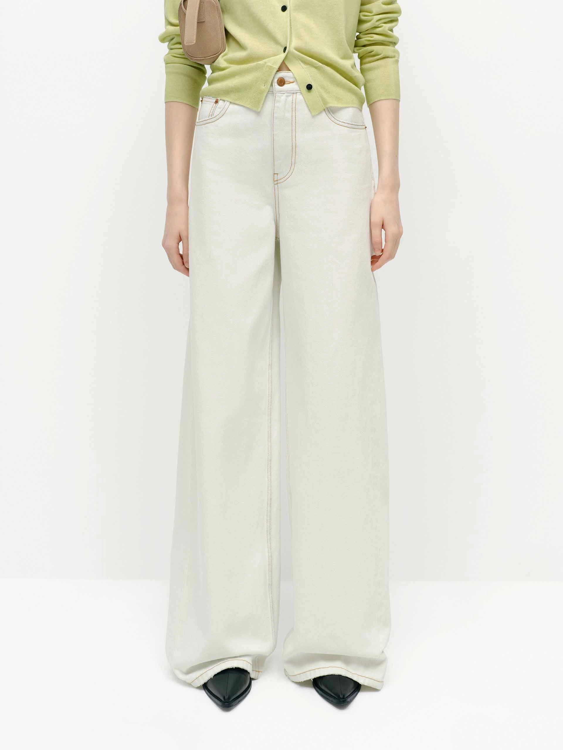 Relaxed Straight Leg Jeans Party Look Sunny Vibes Couple Look Elegant Adult Fashion