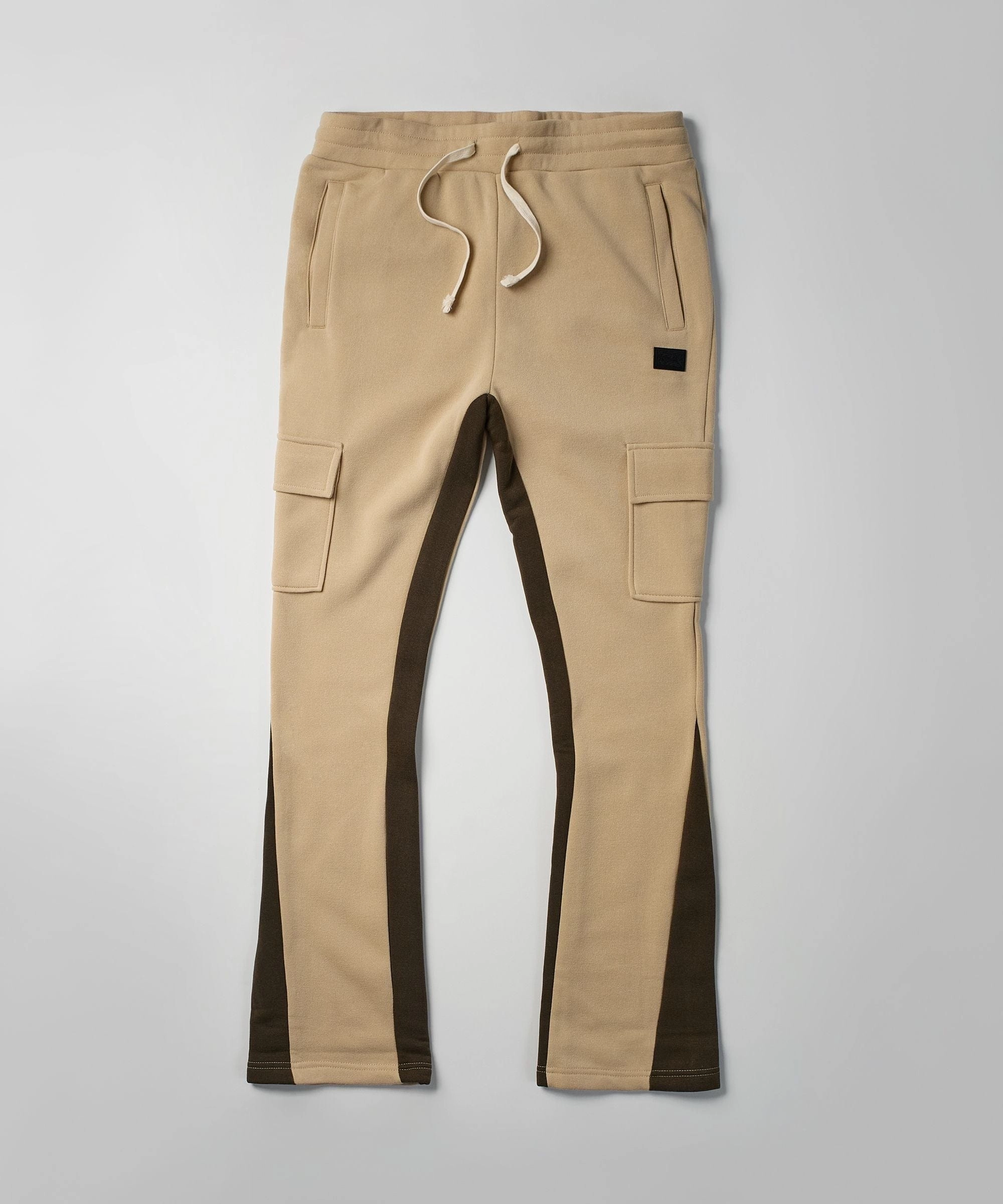 Flare Fleece Sweatpants - Beige StaticDissipativeFabric