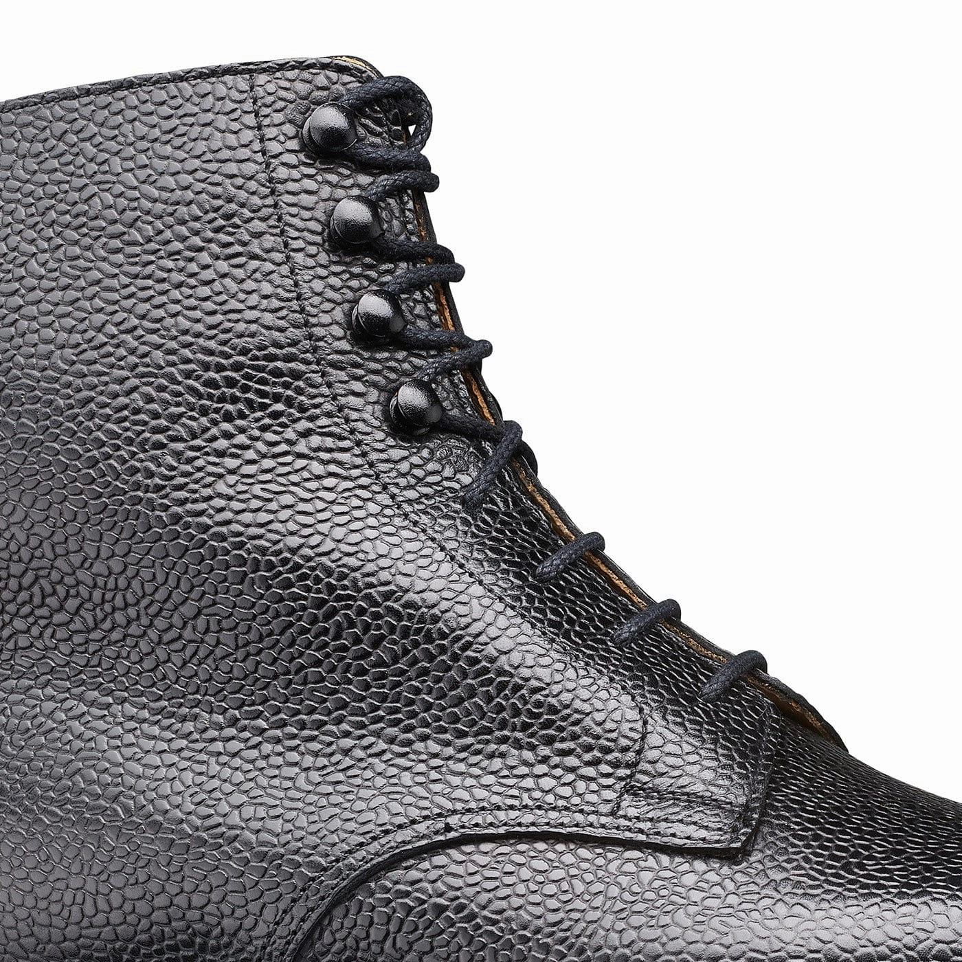 Coniston Black Scotch Grain Bold Simplicity Step Flex