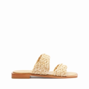 Walkable Flats Amani Straw Flat Sandal
