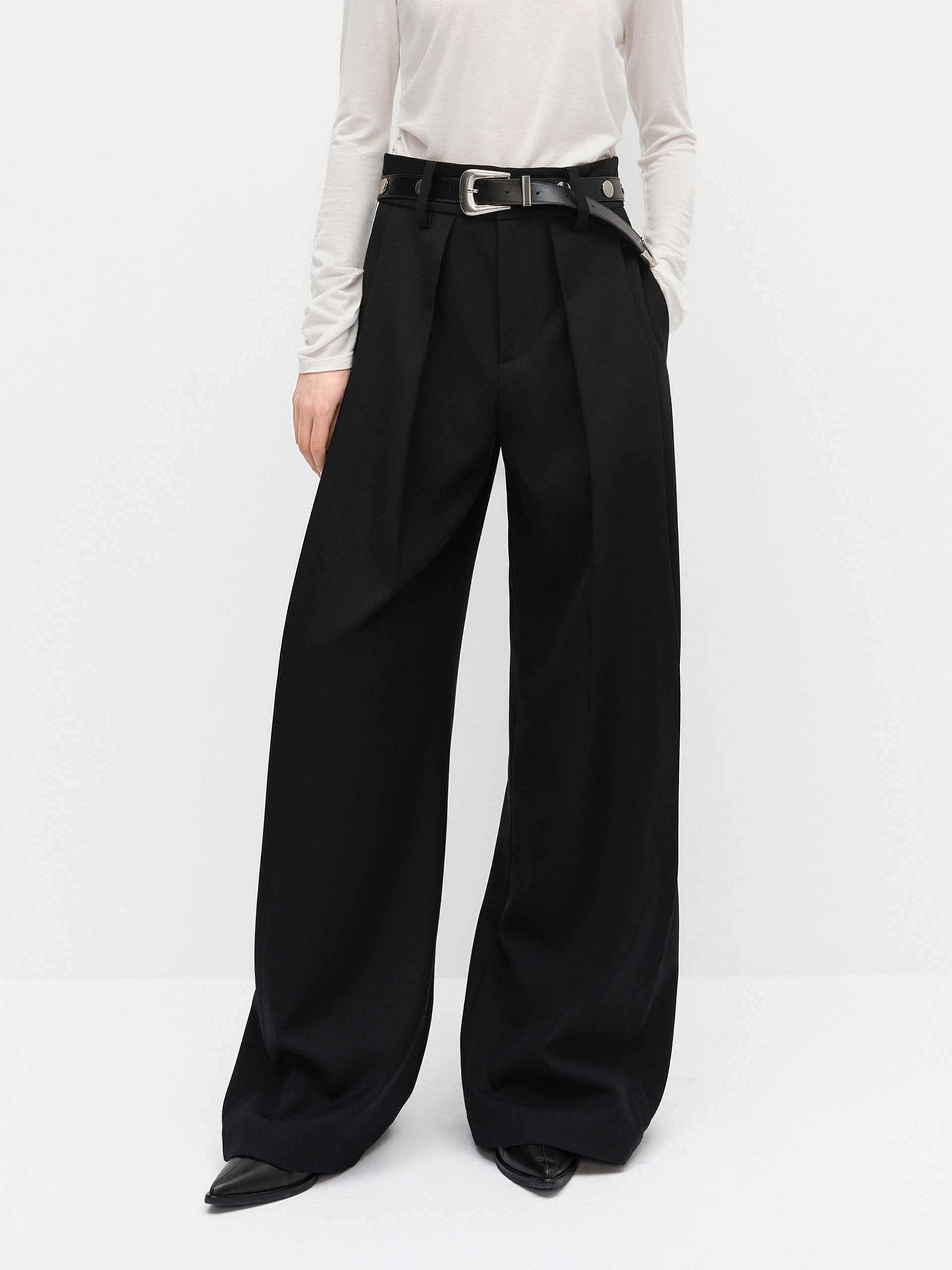 Relaxed Wide Leg Pants Perfect Layer Relaxed Fit