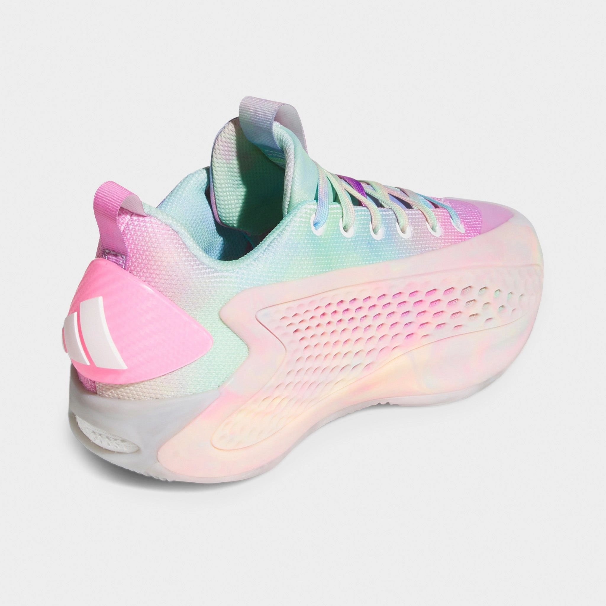 No Pressure Smart Choice adidas Juniors' Anthony Edwards 1 Low Pink / Green - White