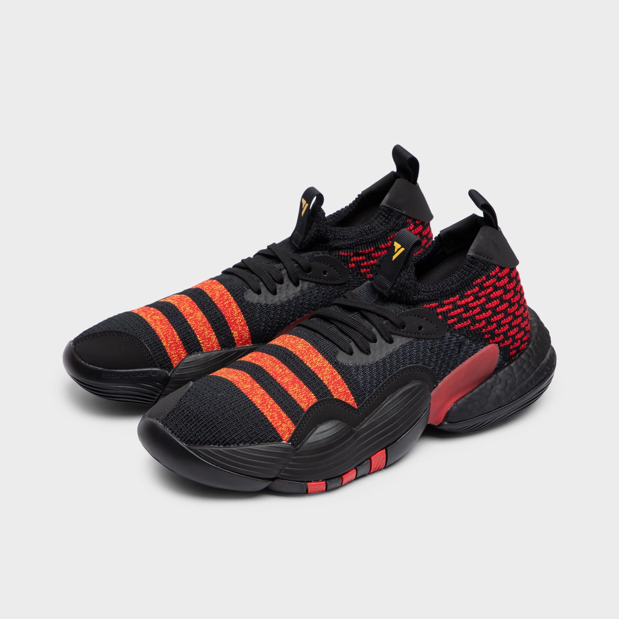 Impact Diffusion Tech adidas Trae Young 2.0 Core Black / Better Scarlet - Bold Gold
