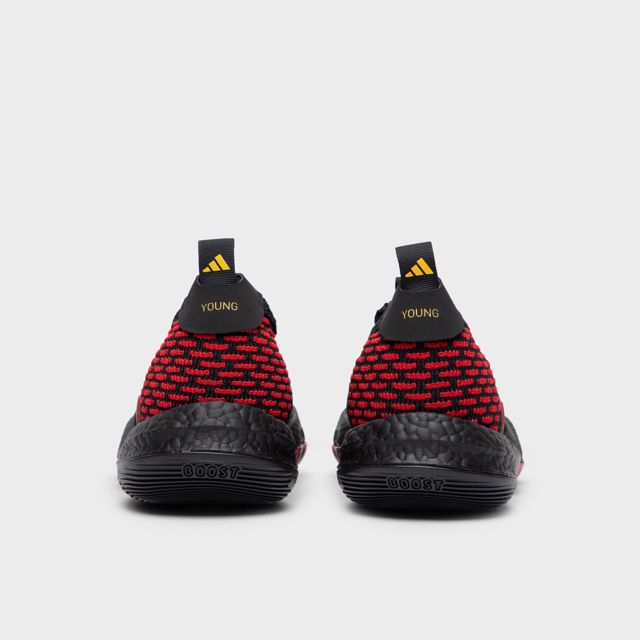 Cushioned Heel Cradle adidas Trae Young 2.0 Core Black / Better Scarlet - Bold Gold