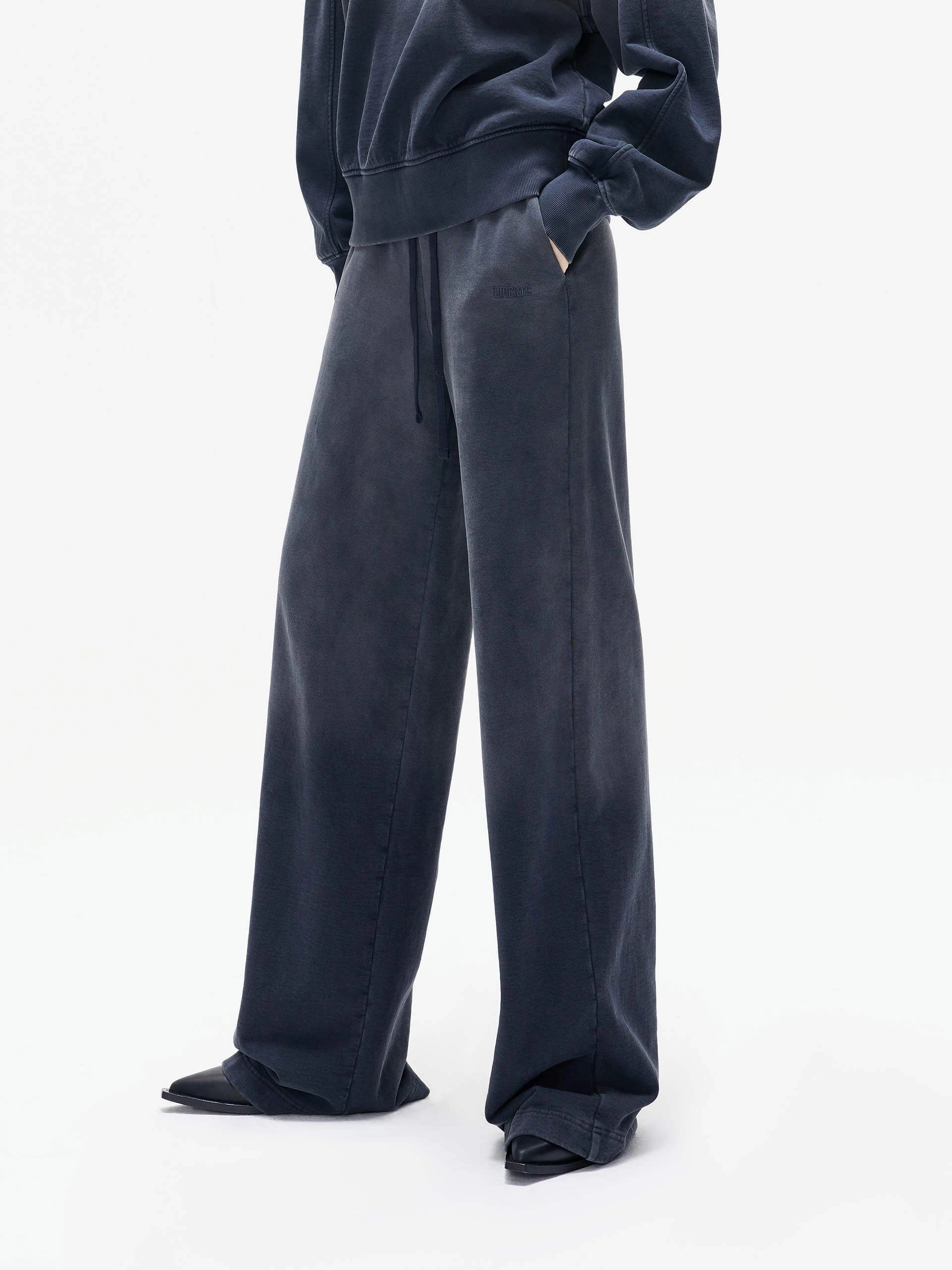 Air Circulation Stay Fresh Retro Drawstring Waist Pants
