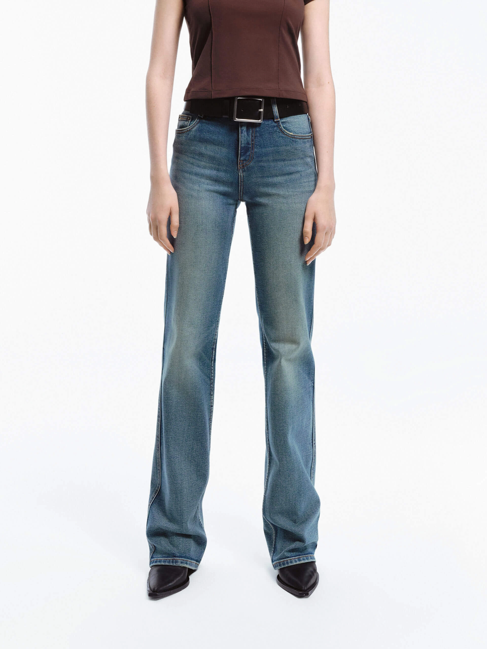 Easy Wearing Outdoor Comfort Vintage Cotton Straight Jeans