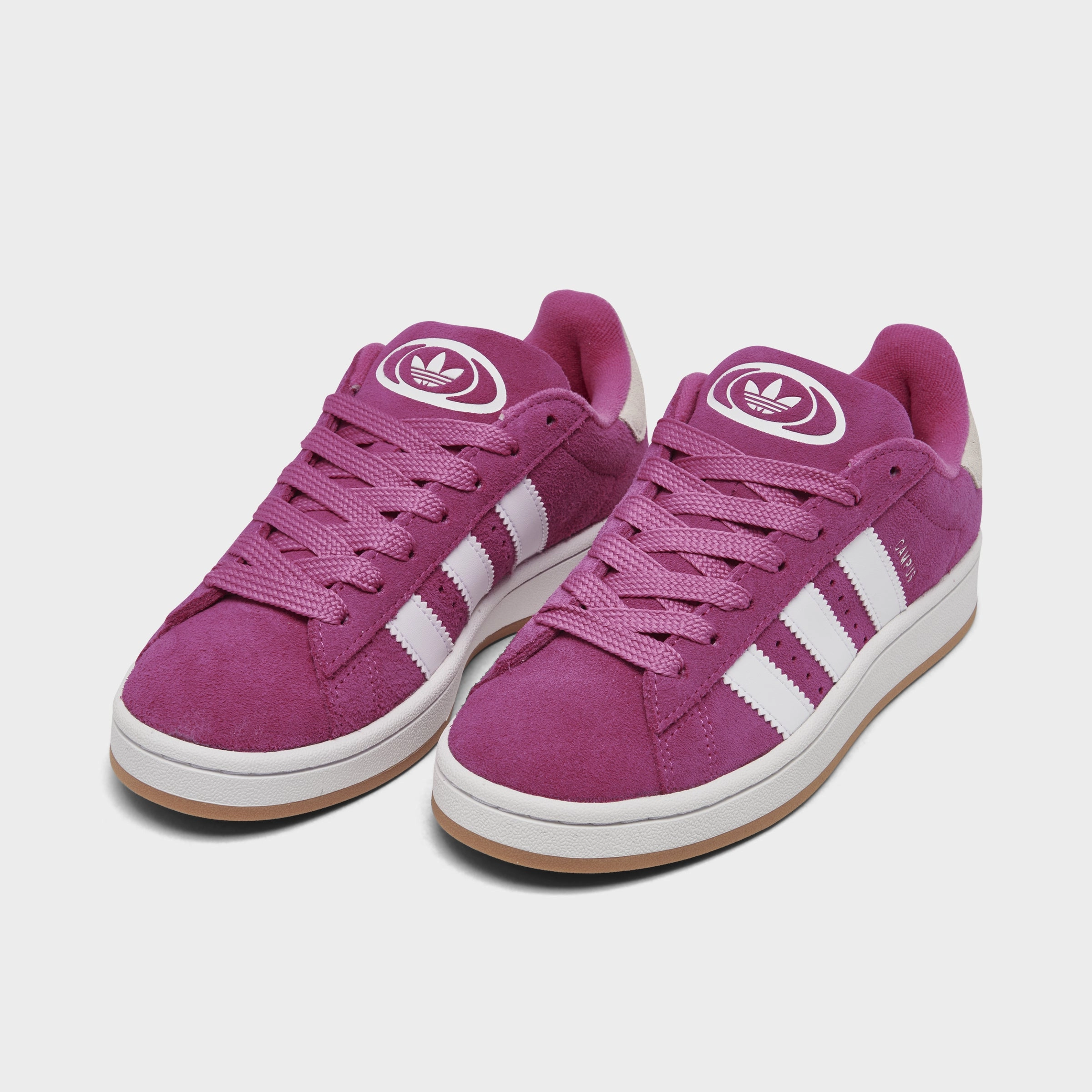 adidas Juniors' Campus 00s Pink / White - Gum Multi terrain Traction