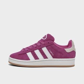 adidas Juniors' Campus 00s Pink / White - Gum Lightweight Responsive Cushioning