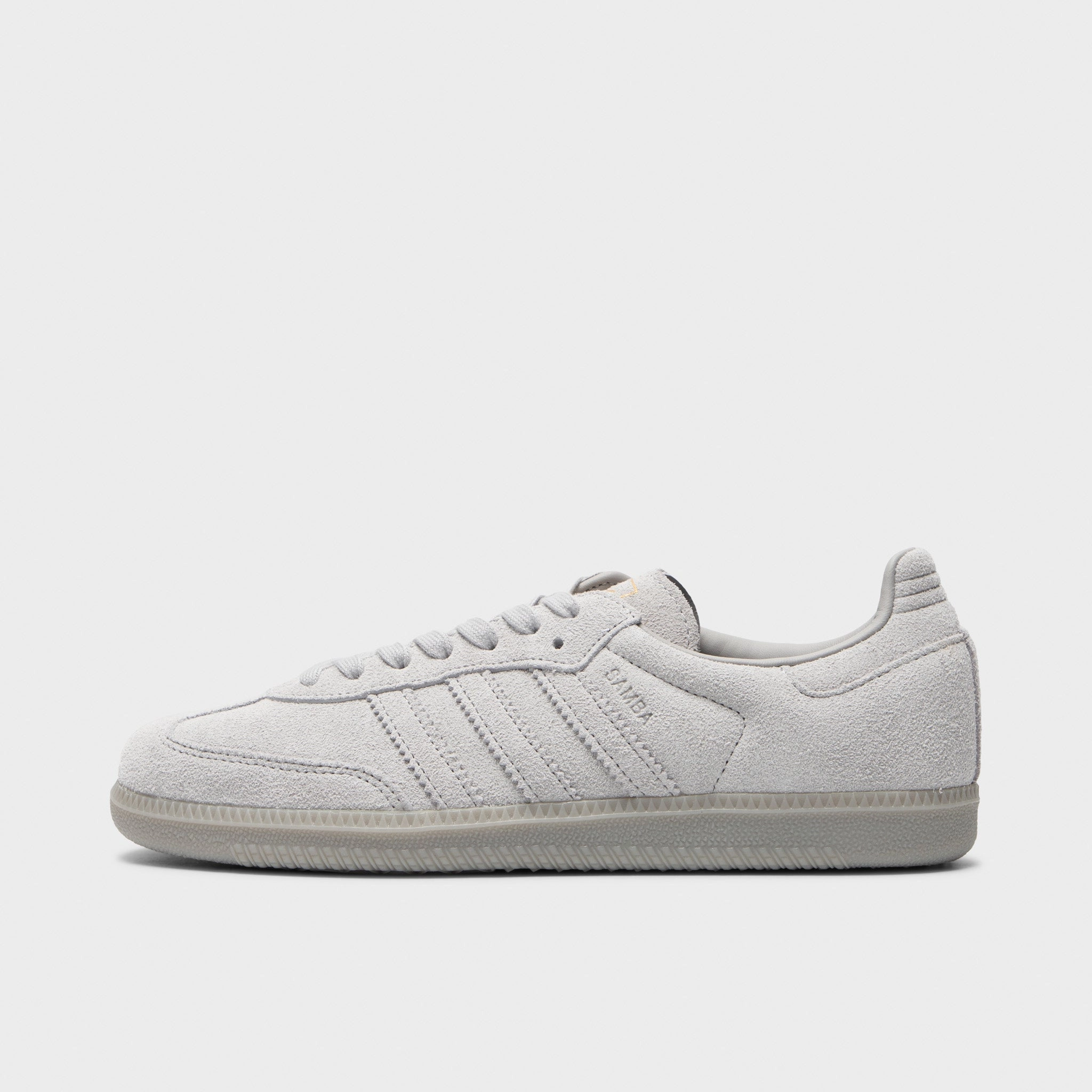 Zero Drop Profile Abrasion Resistant Material adidas Originals Samba OG Grey / White - Gold