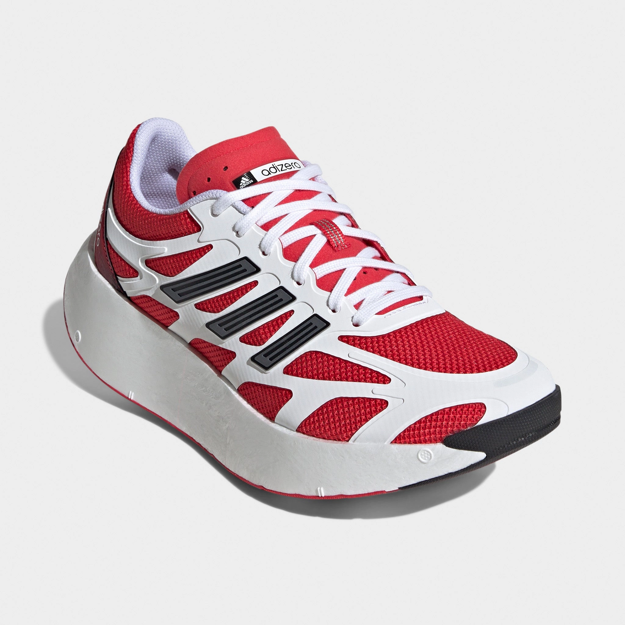 Slim performance Shock absorption system adidas Adizero Aruku Footwear White / Pure Ruby - Core Black