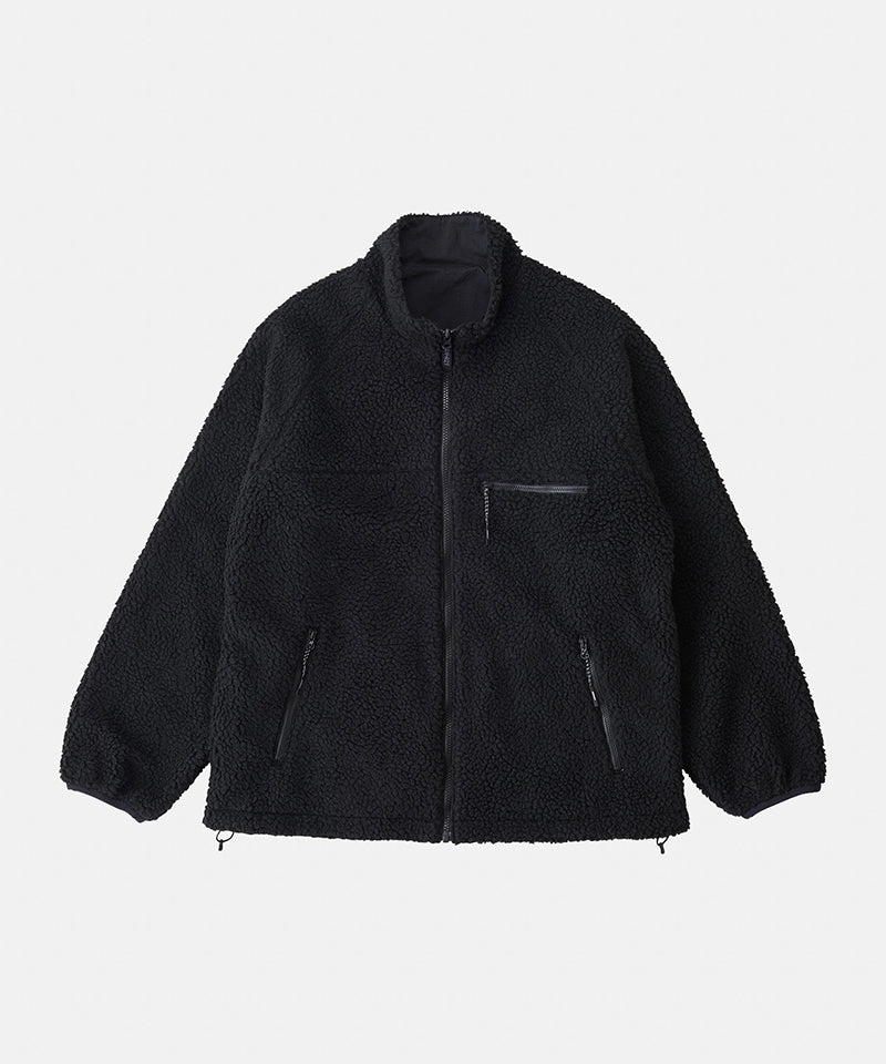 Reversible Sherpa Jacket Mid Length Eco Friendly Dye