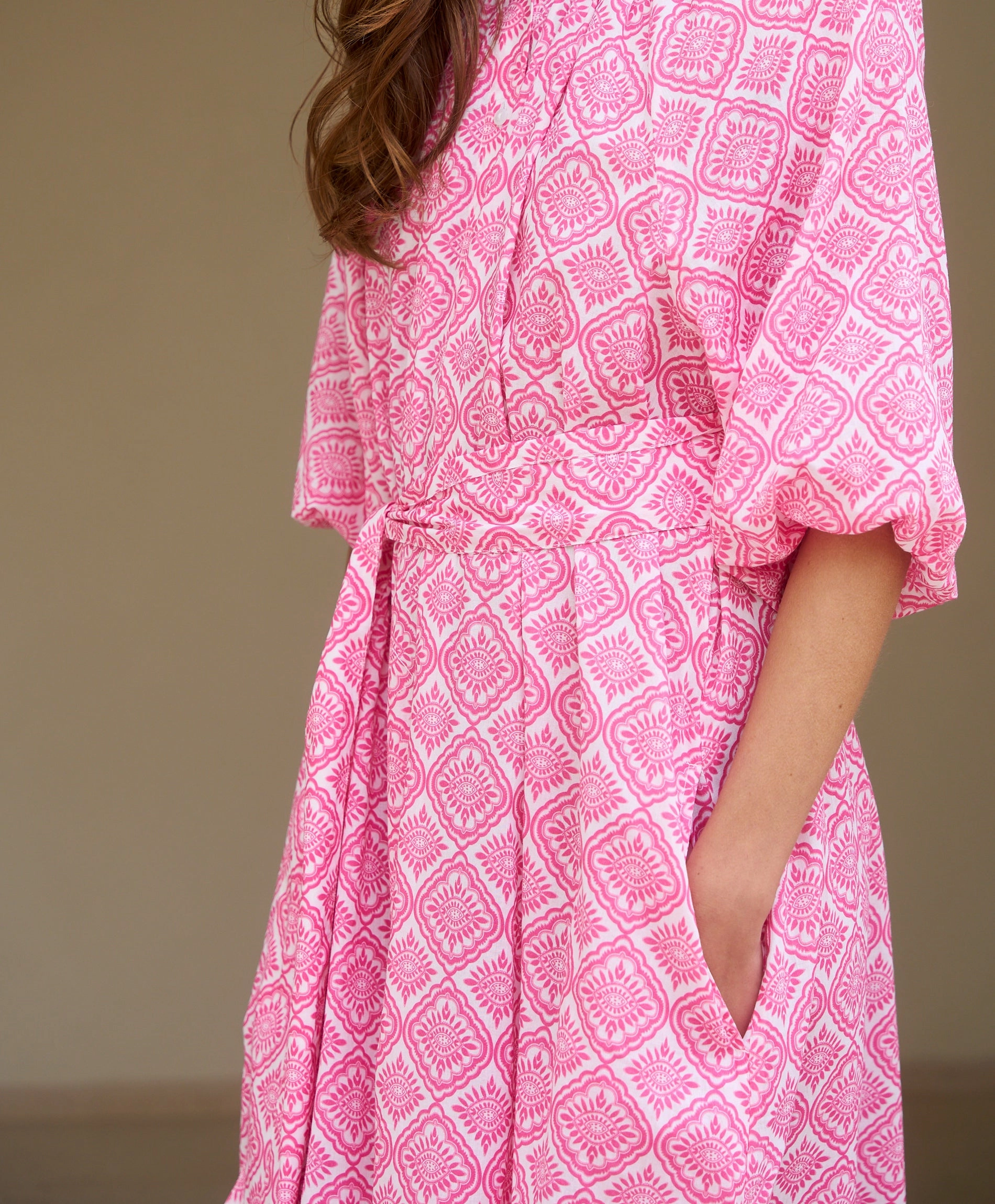 Ria Dress Cap-Sleeve