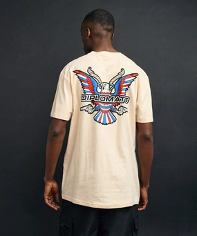 Eagle Short Sleeve Tee - Khaki Elegant Cut
