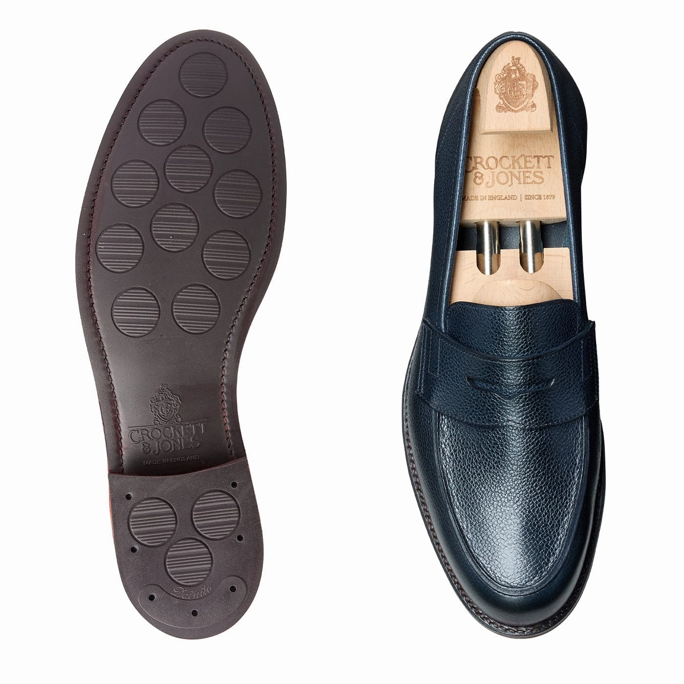 Pastel Tones Richmond 2 Navy Pebble Grain