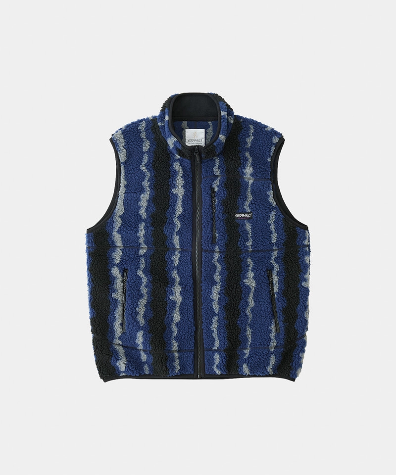 Ripple Sherpa Vest Flatlock stitching FoldableStructure