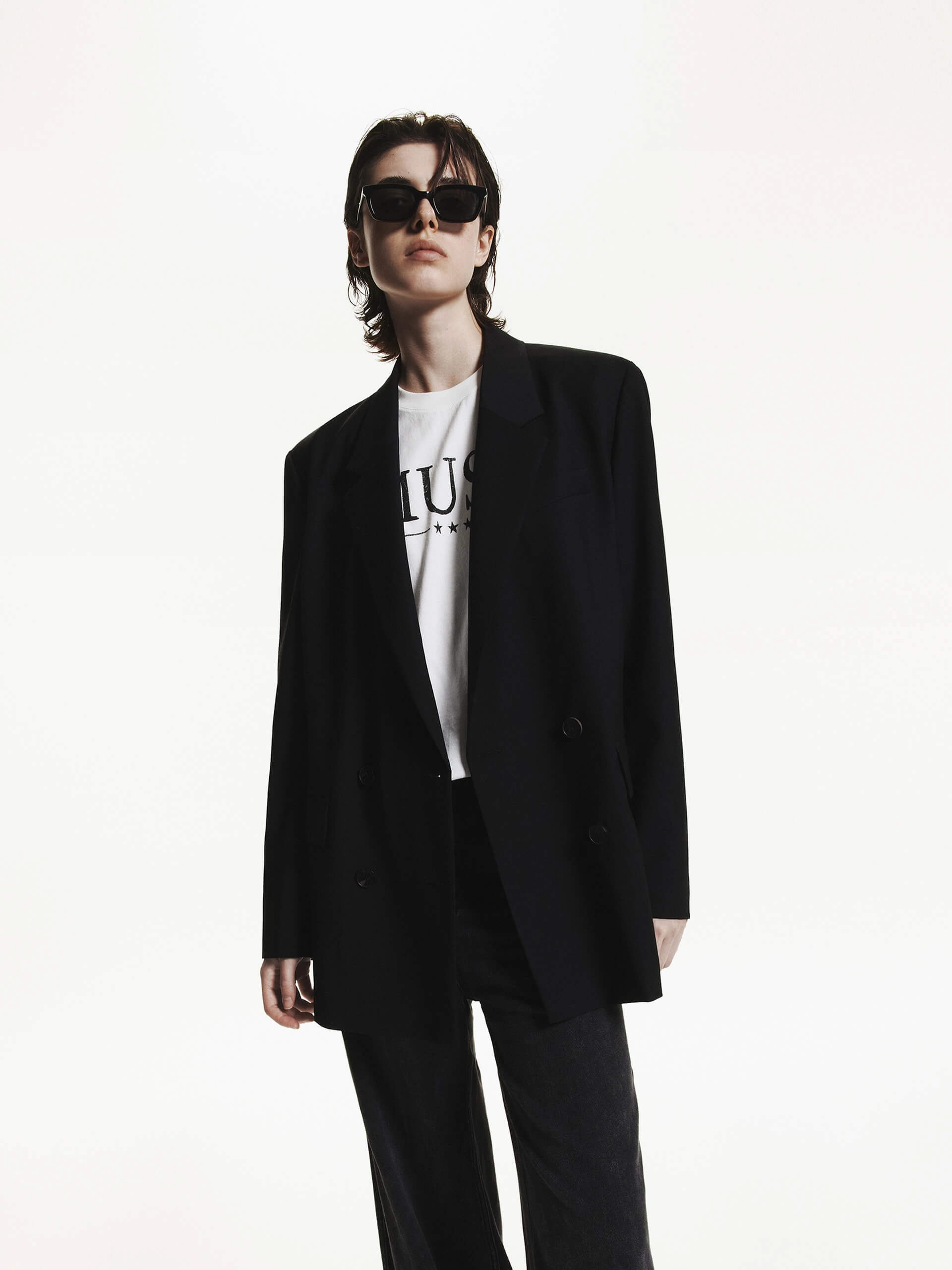 Taped Seam Waterproofing Double Breasted Tailored Blazer