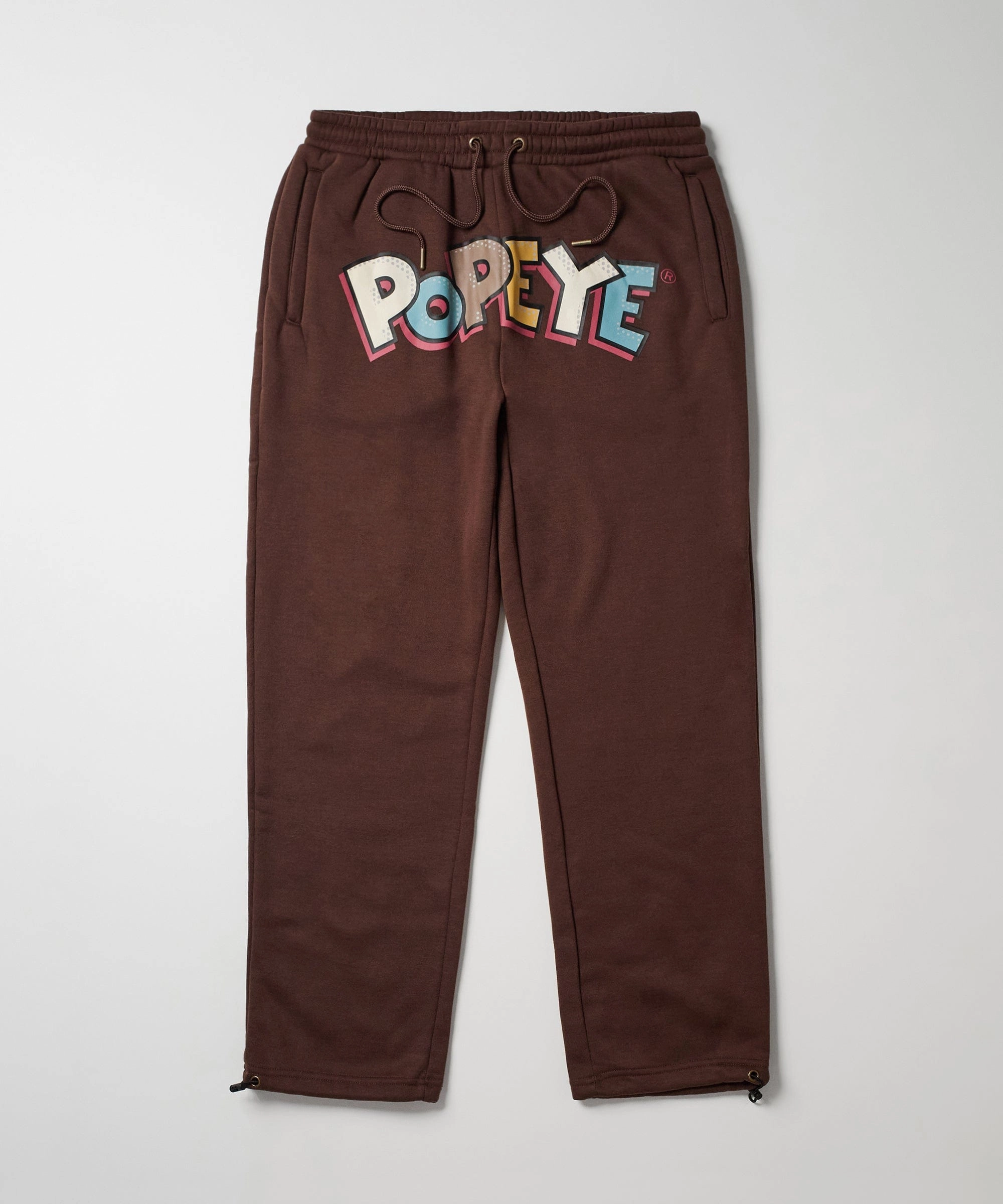 Cozy Look Layering Comfort Popeye Toggle Joggers - Brown