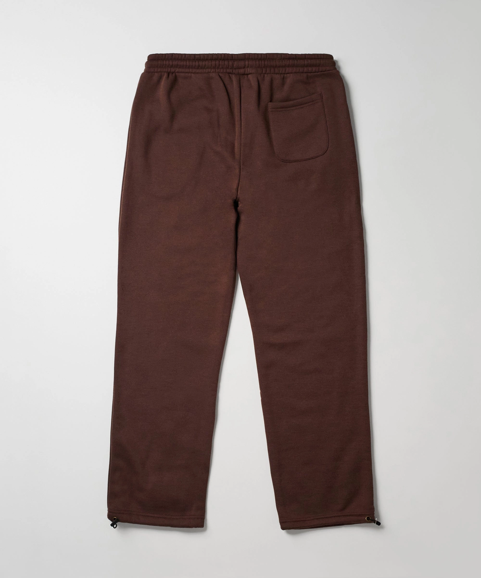 Contrast Trim Slim Look Popeye Toggle Joggers - Brown