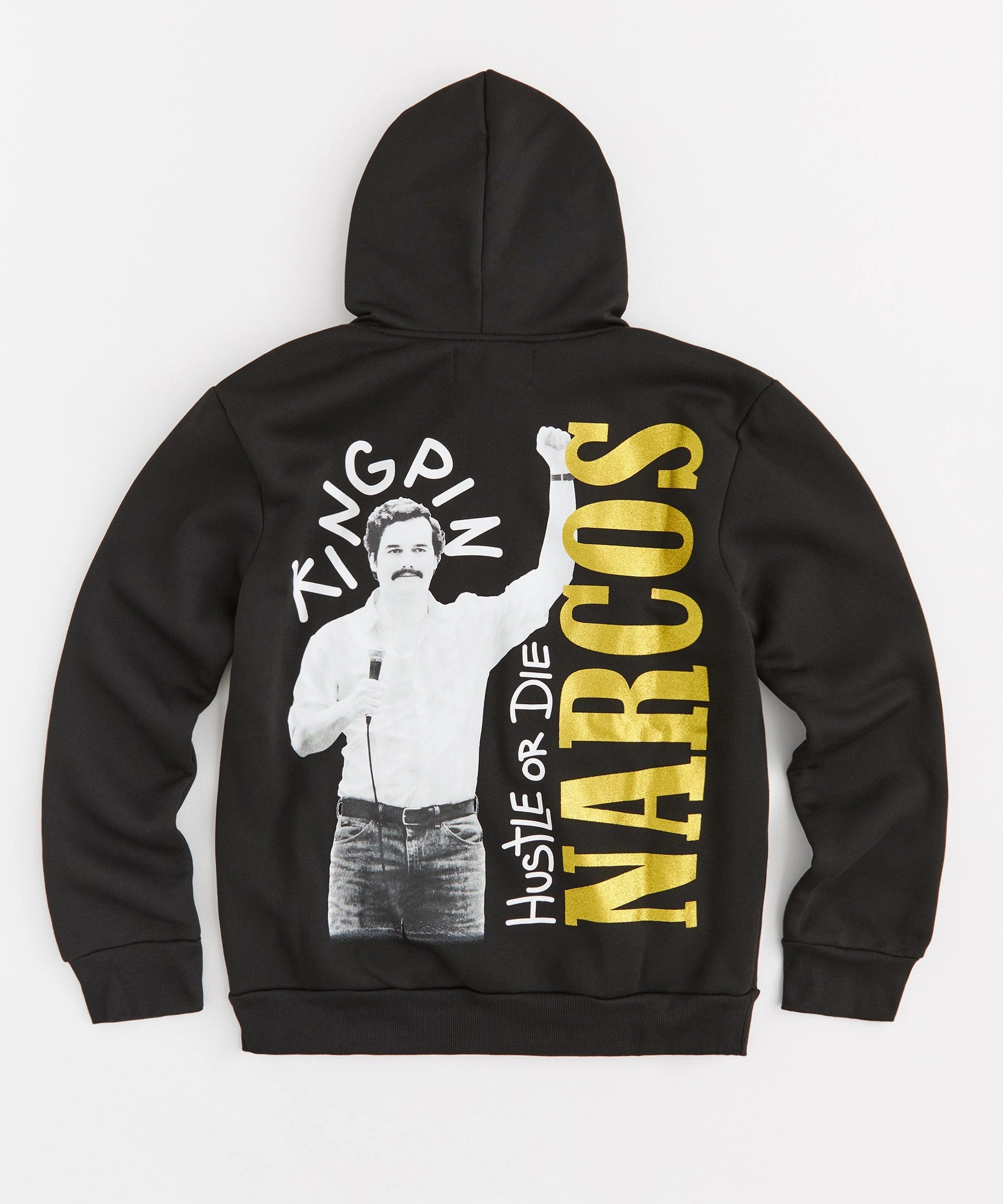 FadeResistant Narcos Kingpin Fleece Hoodie - Black