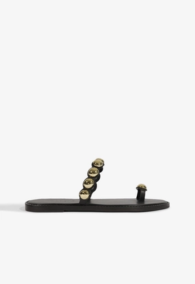 Romy Sandal Closed Design stain resistant coating