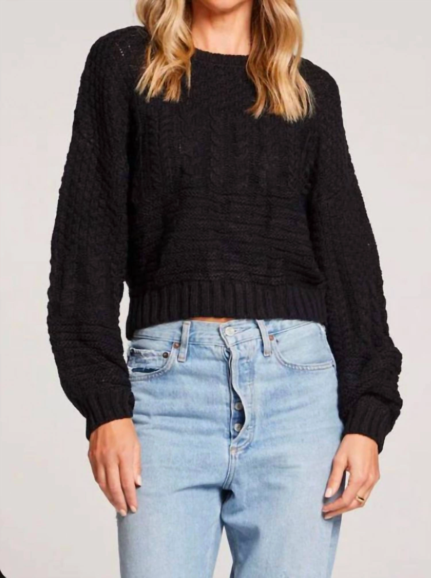 Wrinkle Resistant Ronnie Sweater In Black