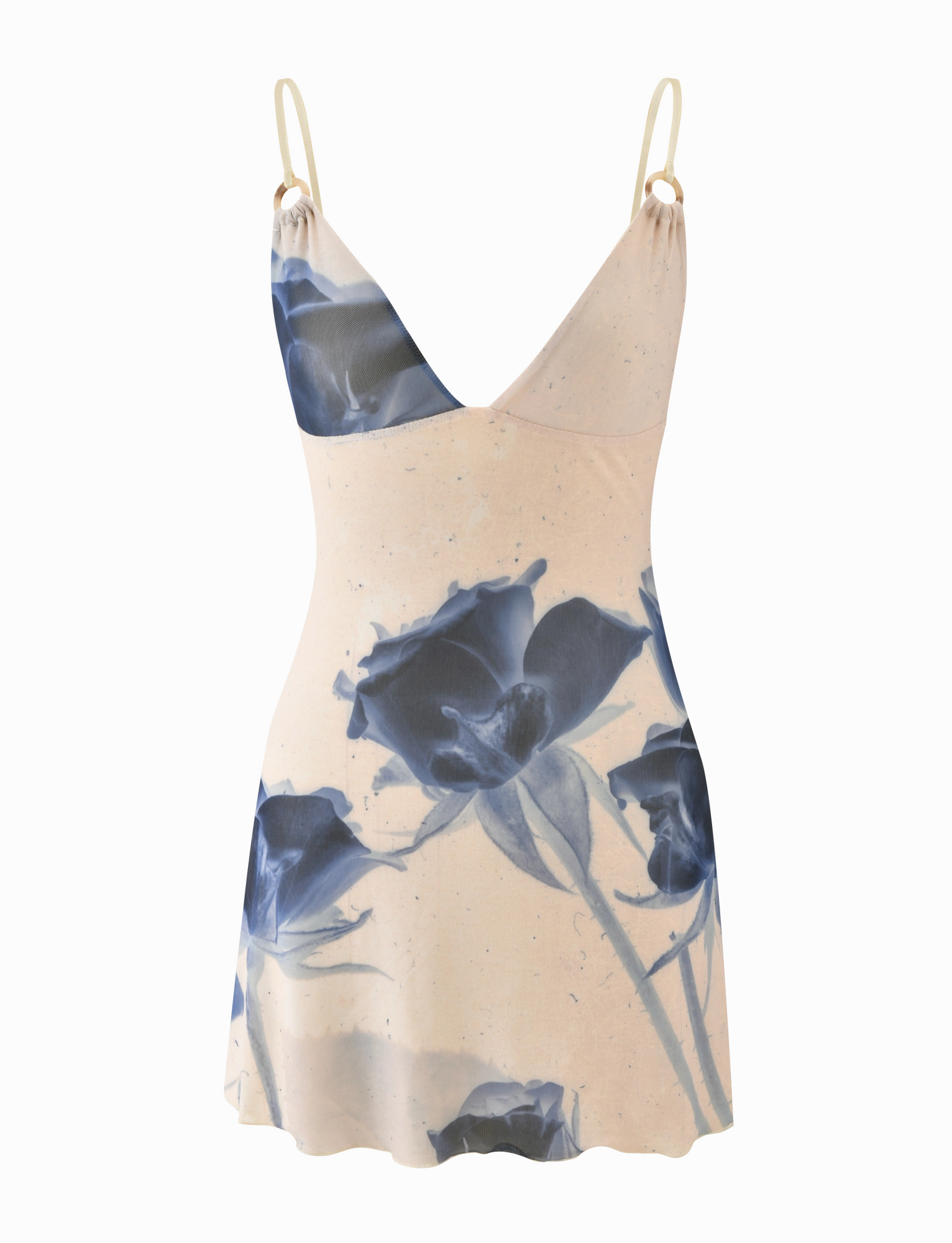 ROSY MINI DRESS - INDIGO FLORAL Signature-Style