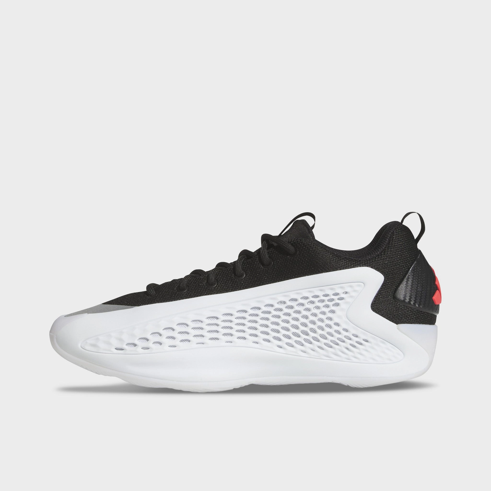 adidas Anthony Edwards 1 Low White / Black - Red Light cushion Sweat Control