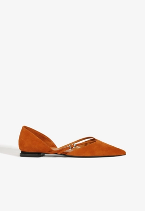 Rue Ballet Flat Synthetic Zip Fast