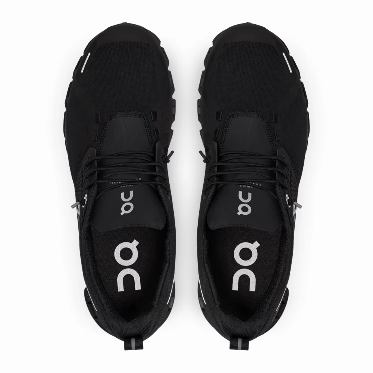 Waterproof Sneakers Men All Black Resilient Sole