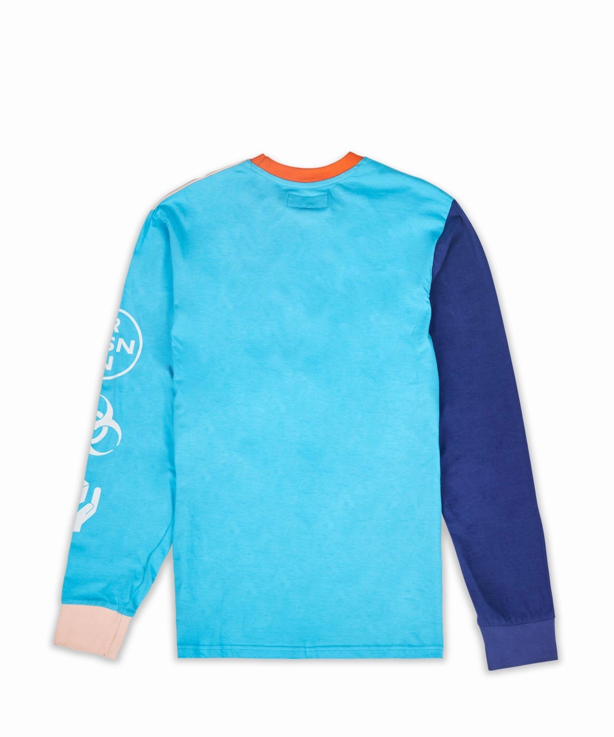 Reflective Safety Trim Slim Silhouette Ryan Color Block Long Sleeve Tee