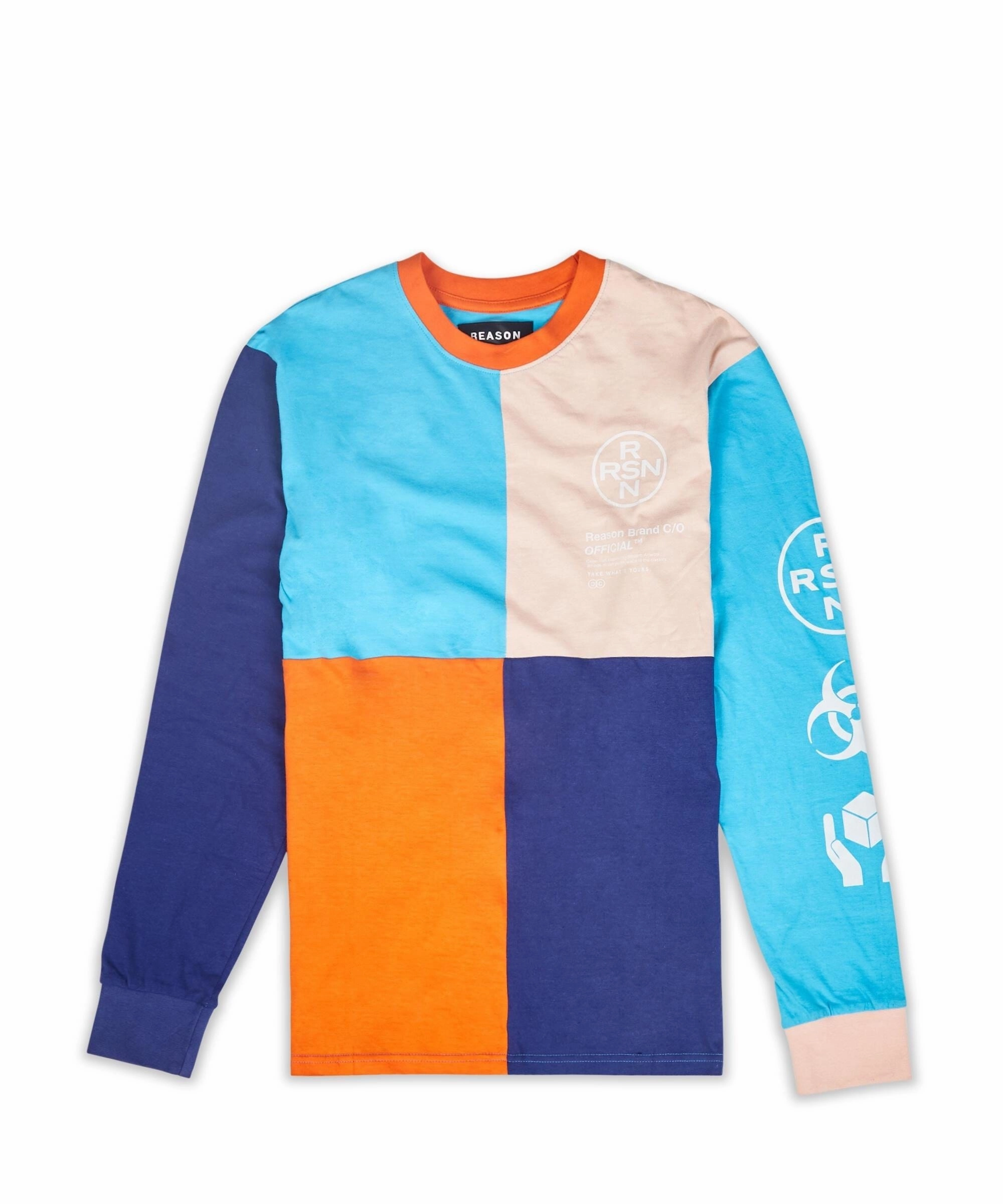 WaterRepellent Coating Ryan Color Block Long Sleeve Tee