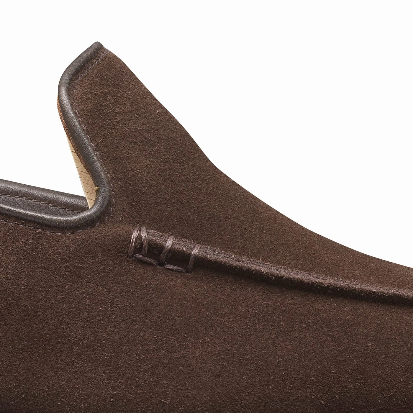 Salcombe Dark Brown Suede Slim Look Tokyo Trend