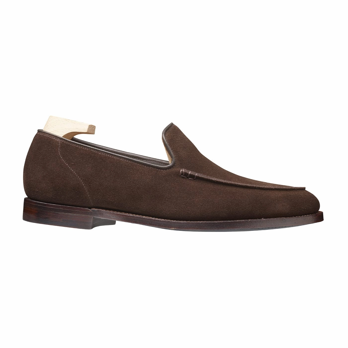 Salcombe Dark Brown Suede Fresh Walk Stylish Slip-on Shoes