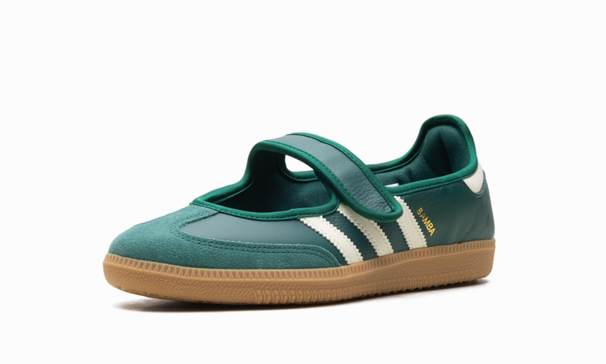 hook and loop closure Samba Jane WMNS "Green White Gum"