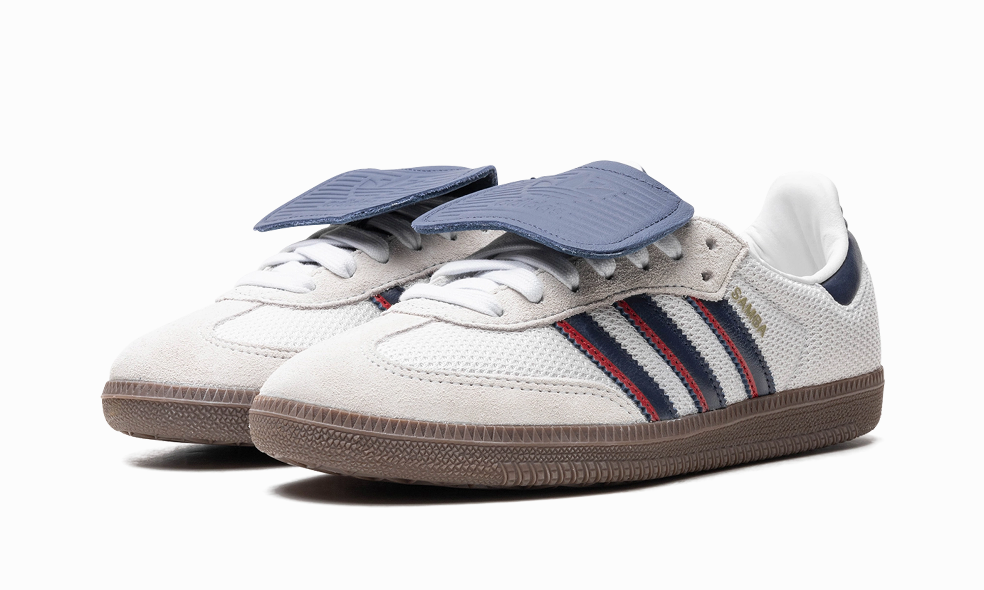 Samba LT "Crystal White Dark Blue" Smart Casual