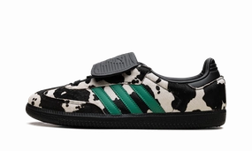 Samba LT WMNS "Cow Print Black White" Stacked Heel Design
