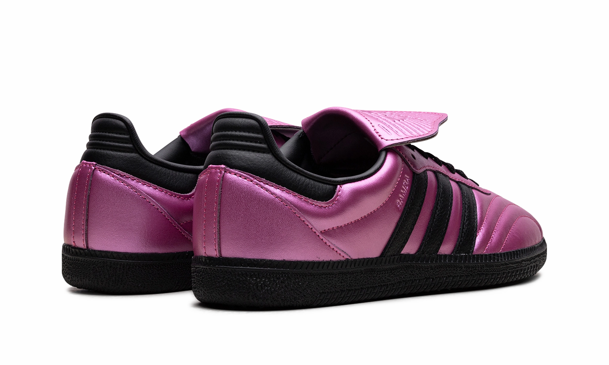 Samba LT WMNS "Metallic Pink" Stylish Soft   leather