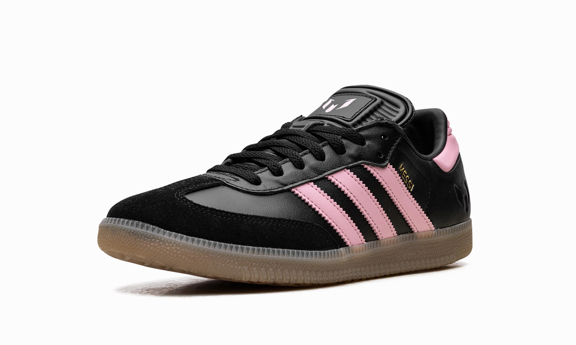 Samba Messi Indoor "Core Black / Gold Metallic / Gum" Daily Match