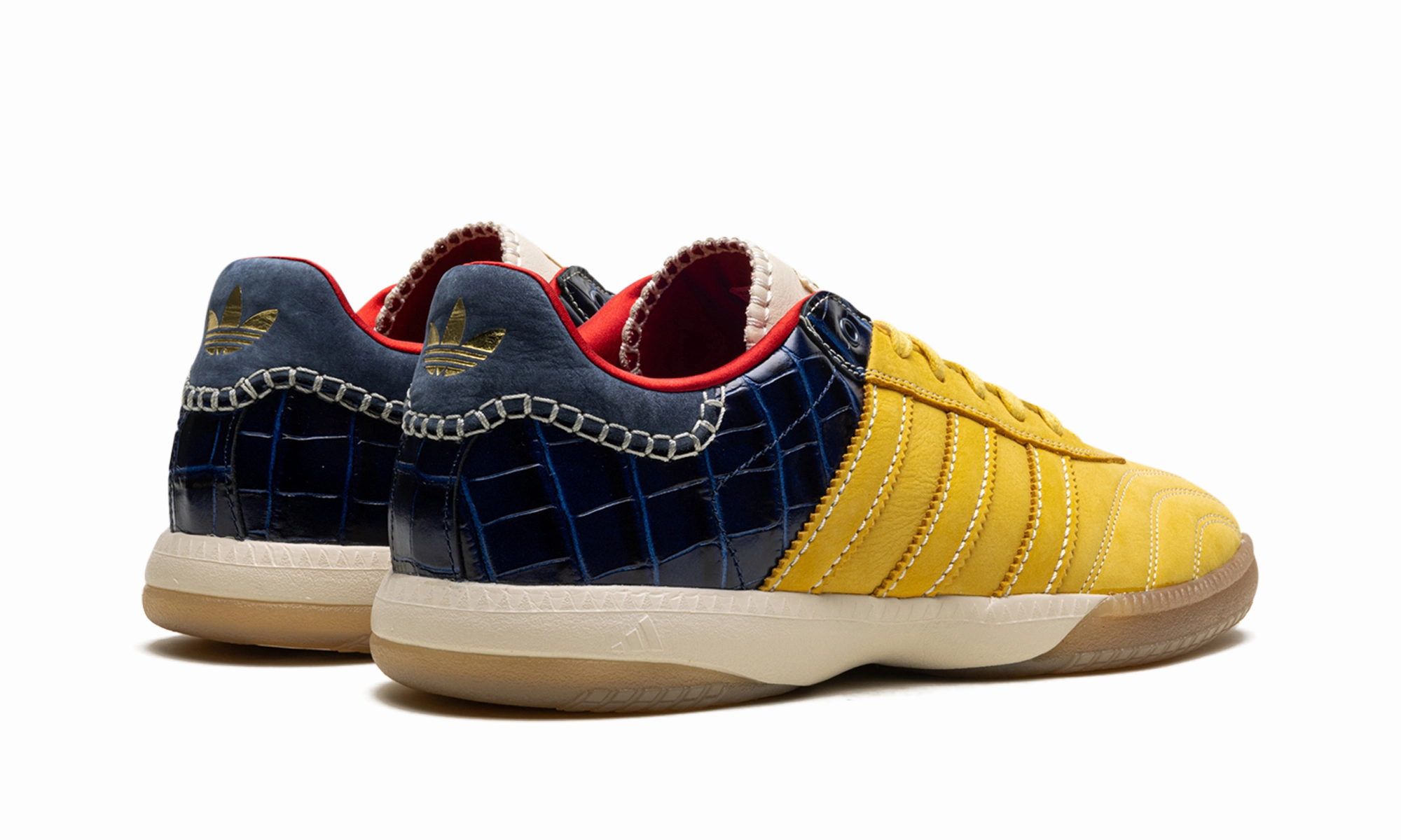 Samba Millenium "Wales Bonner - Fade Gold / Navy Croc" Supportive Heel Cup