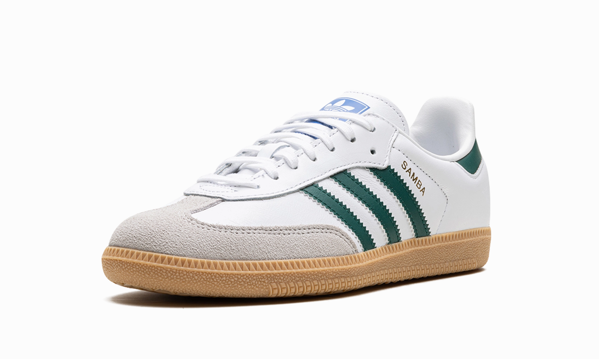 Samba OG GS "White Collegiate Green Gum" Gel cushion