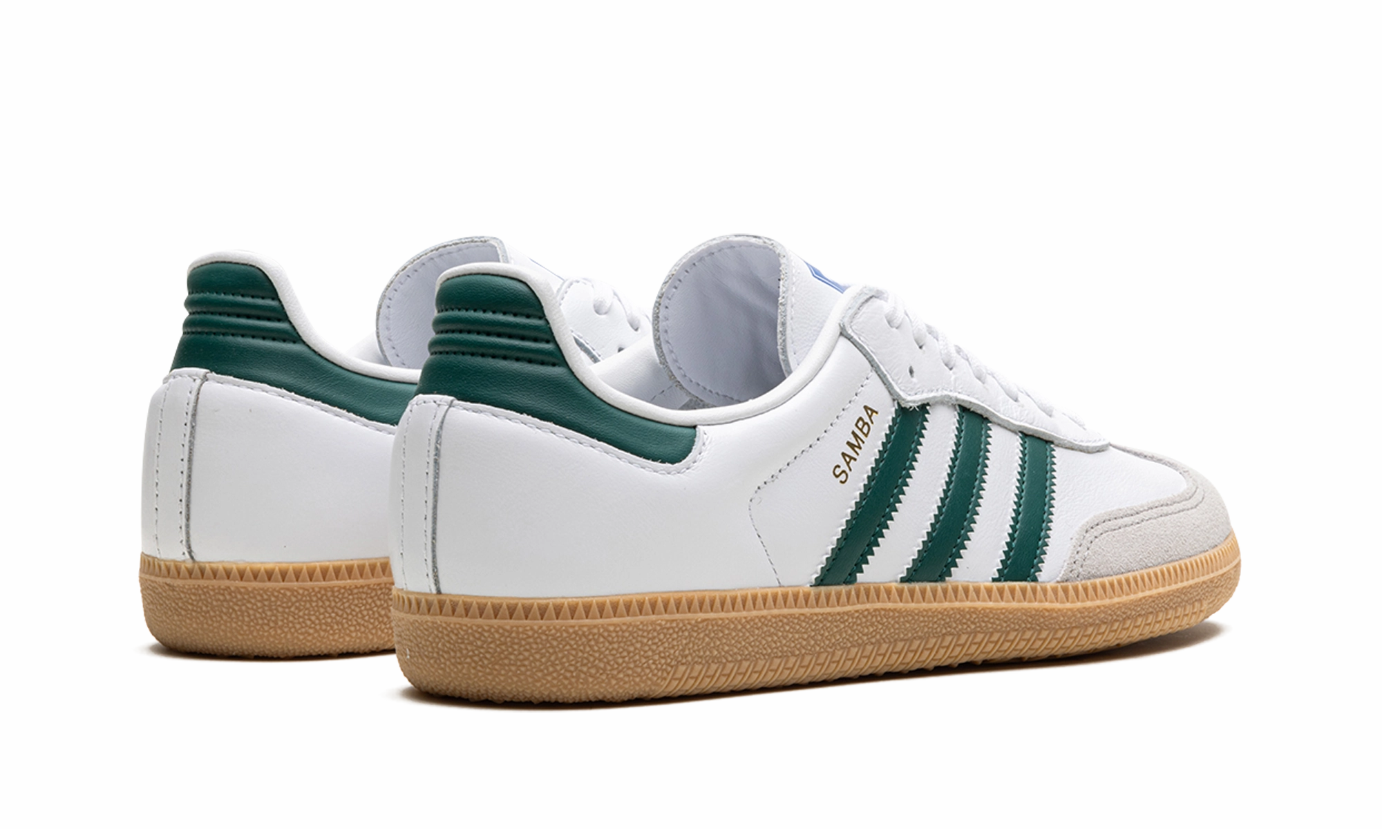 Non Marking Outdoor Samba OG GS "White Collegiate Green Gum"