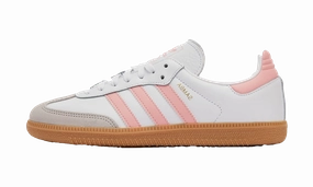 Samba OG GS "White Coral Pink" On Foot Tidy Style