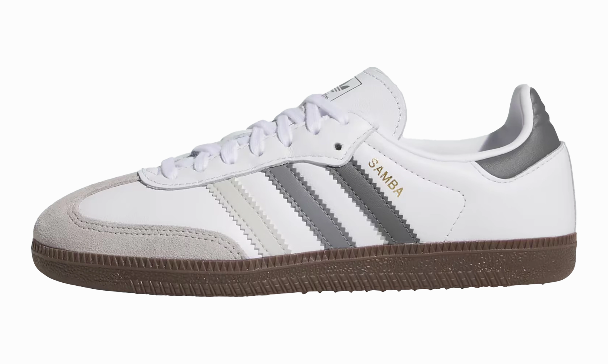 Samba OG GS "White Grey" Quiet Sole Nordic Soft