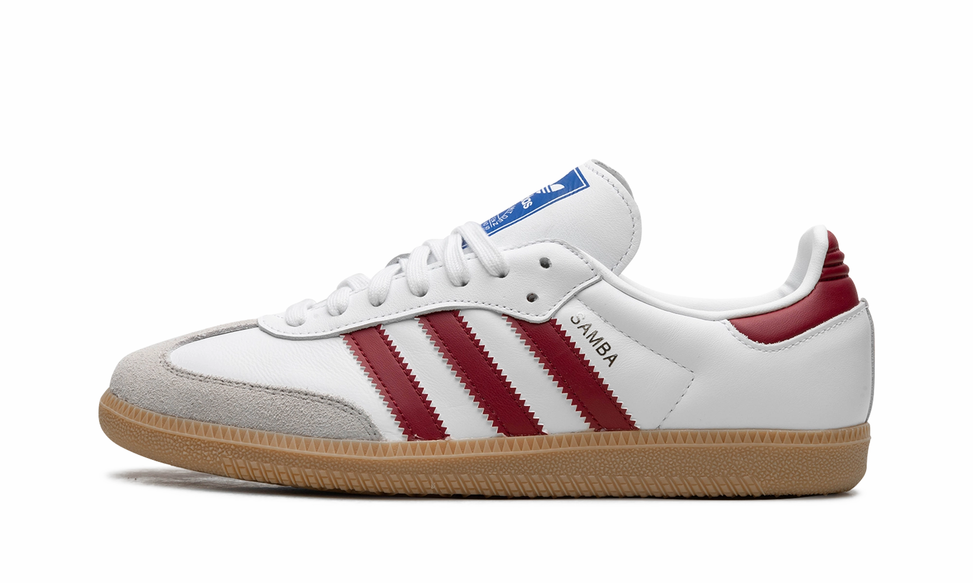 Samba OG "Collegiate Burgundy" Show Time Thermoregulating Interior