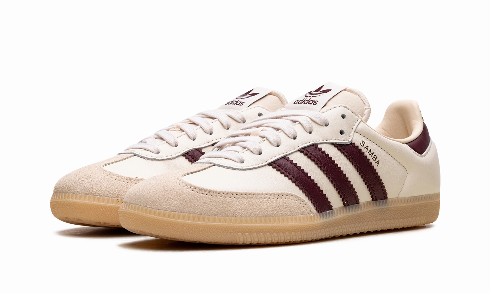 Lean Look Summer Pick Samba OG "Cream White / Burgundy"