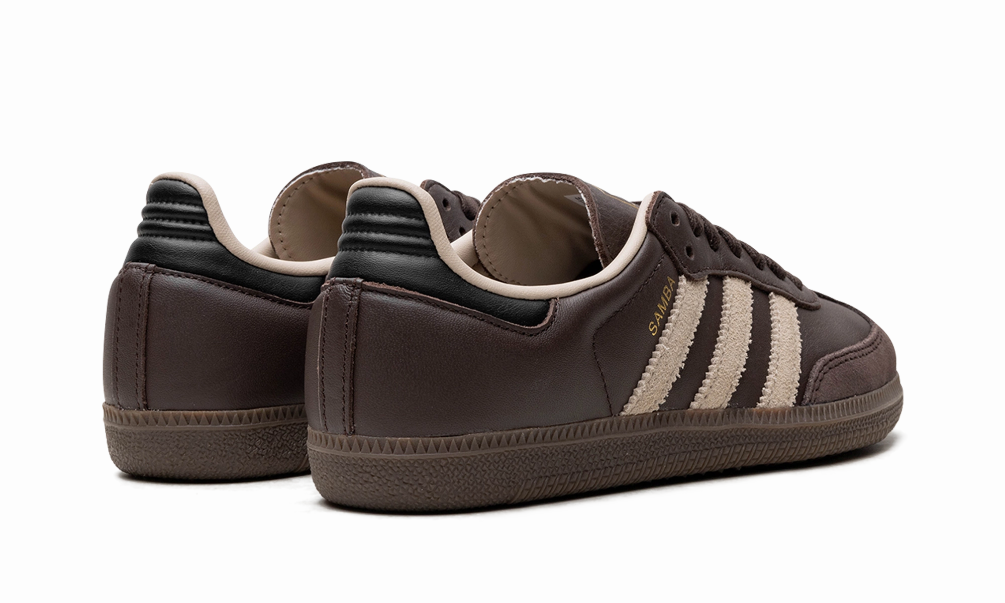 Derby Style Odor Control Fabric Samba OG "Dark Brown Beige Gum"