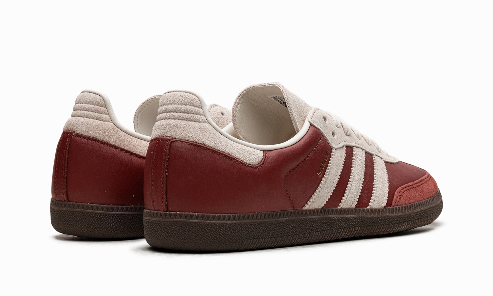 Sunset Walk Slip On Style Samba OG "Preloved Ruby Cream White"